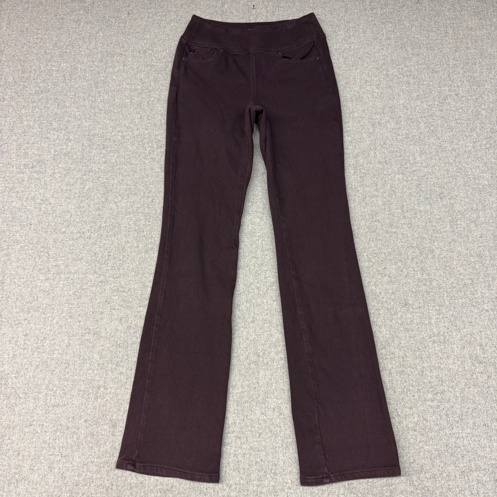Belle by Kim Gravel Pants 8T Purple Bootcut Pull On Stretch Tall 5 Pocket 2749